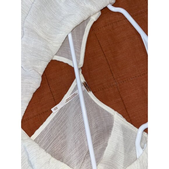 Free People Women's Frenchnilla Solid Long Sleeve Daia Blouse Top Size LS - Picture 6 of 10